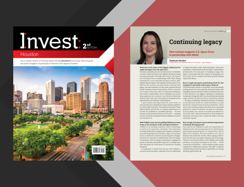 Aegis Aerospace CEO featured in INVEST: Houston publication